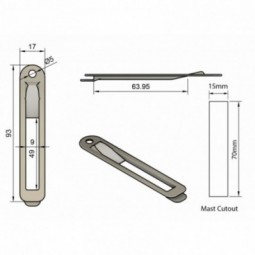 Z-SPARS - HALYARD EXIT...